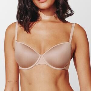 NWT Thirdlove 24/7 Classic T-Shirt Bra Taupe Nude SZ 32G (DDDD) NEW Comfy Bra